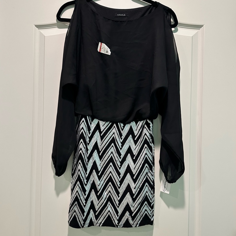 UK2LA Open Shoulder Dress